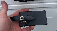 garage door locking handle